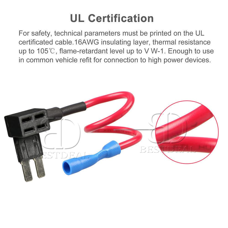 5 Pack Micro 2 Fuse TAP 12V Car Add a Circuit ATR Blade Fuse Adapter fit for J-E
