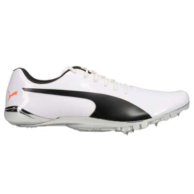 

Puma Evospeed Electric 10 Track Spikes Мужские белые кроссовки Спортивная обувь 194475, Белый, Puma Evospeed Electric 10 Track Spikes