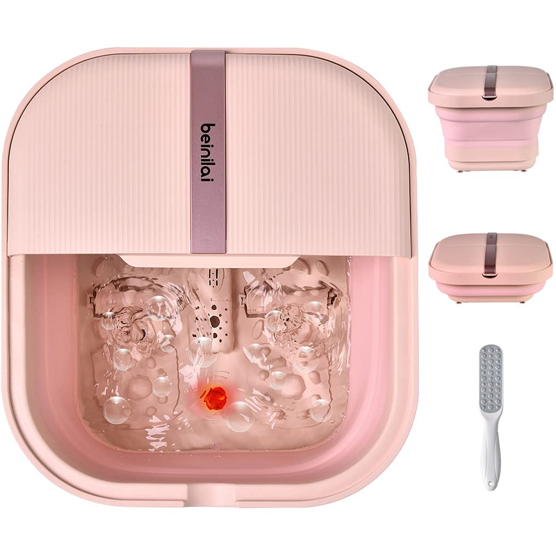 Foot Bath Spa with Heat, Bubble Massage and Vibration,Collap