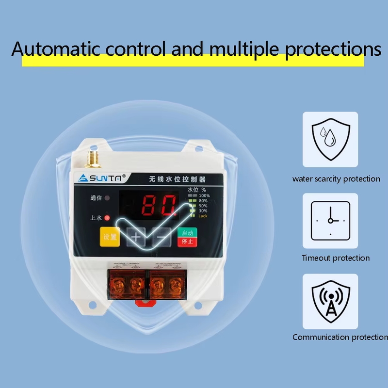 T200S Fully automatic remote wireless water level controller water pump water to