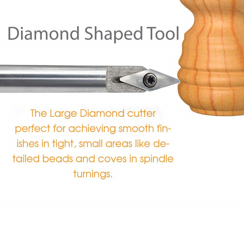 Wood Turning tool Carbide Tipped Lathe Full Size Finisher/Rougher/Detailer Tool