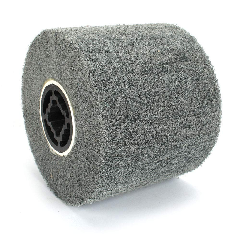 120X100Mm Non-Woven Abrasive Flap Polishing Wheel Wire Drawing Polishing Burnish