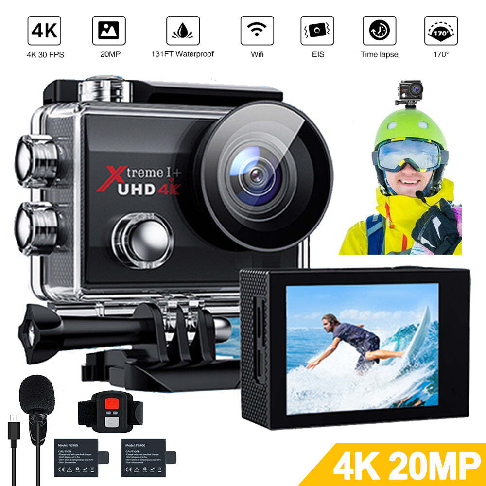 4K Action Camera Sport Video Recorder Wifi Remote Camera Waterproof For Go Pro