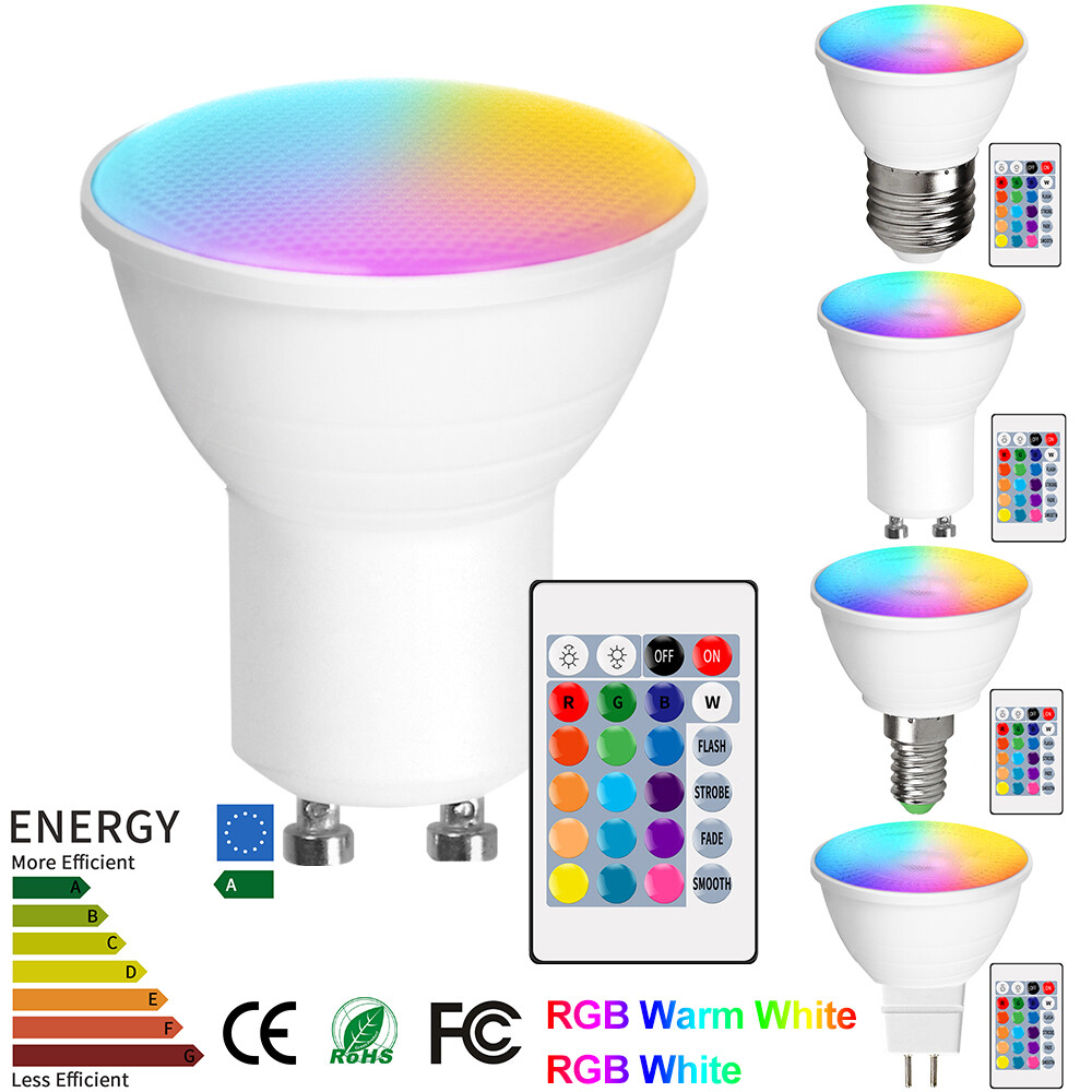 Remote Control Color Changing Dimmable Spot Light Bulb