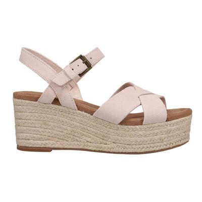

TOMS Willow Wedge Женские бежевые повседневные сандалии 10018253T, Бежевый, TOMS Willow Wedge