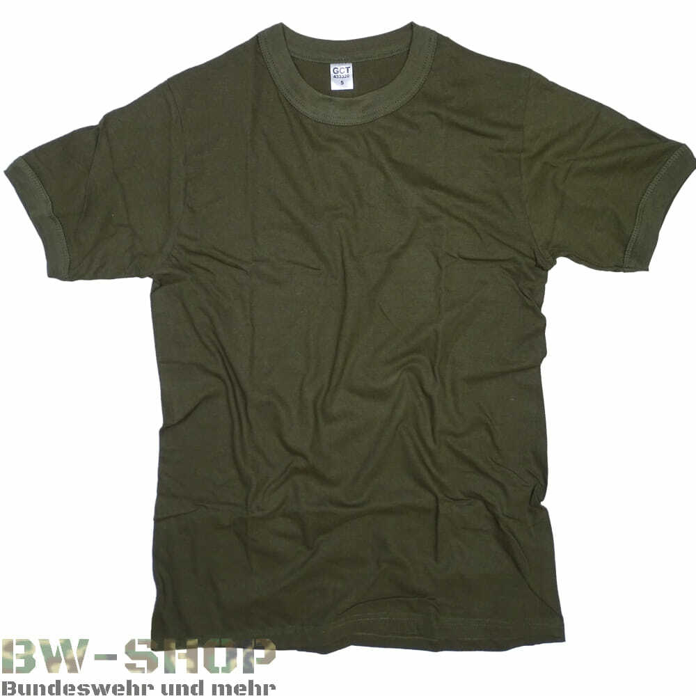 ORIGINAL BUNDESWEHR T-SHIRS OLIV NEU BW UNTERHEMD ARMEE SHIRT JAGD ANGELN XS-7XL