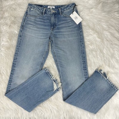 Re/Done Women's NWT 70s Mid-Rise Skinny Boot Opal Indigo Jeans W26-28/L31