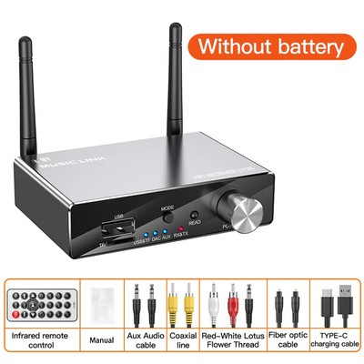 Bluetooth 5.3 Transmitter Receiver Optical Coaxial to 3.5mm AUX Audio Adapter US