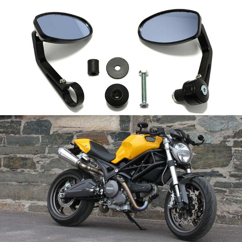 For Ducati Monster 696 900 1200 S4R Motorcycle Handle Bar End Side