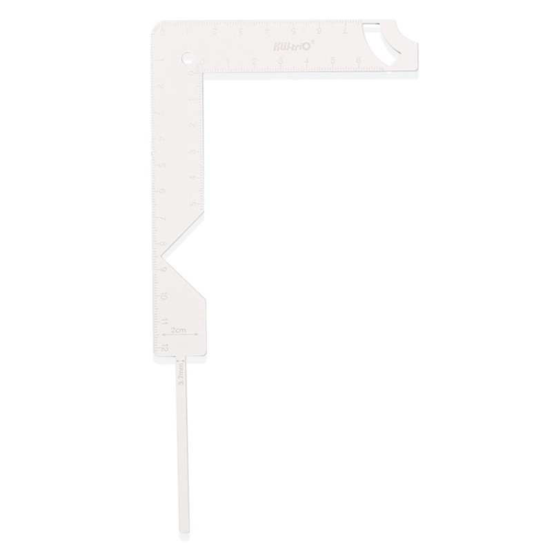 Book Cover Guide Metal Bookbinding Tool DIY Making Book Auxiliary