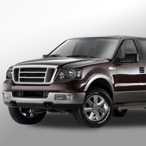 Headlights Fit For 2004-2008 Ford F-150 F150 Black Housing Side Headlamps