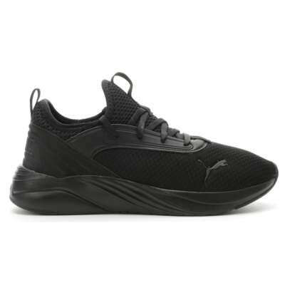 Черные женские кроссовки Puma Softride Ruby Luxe Better Lace Up Повседневная обувь 37764