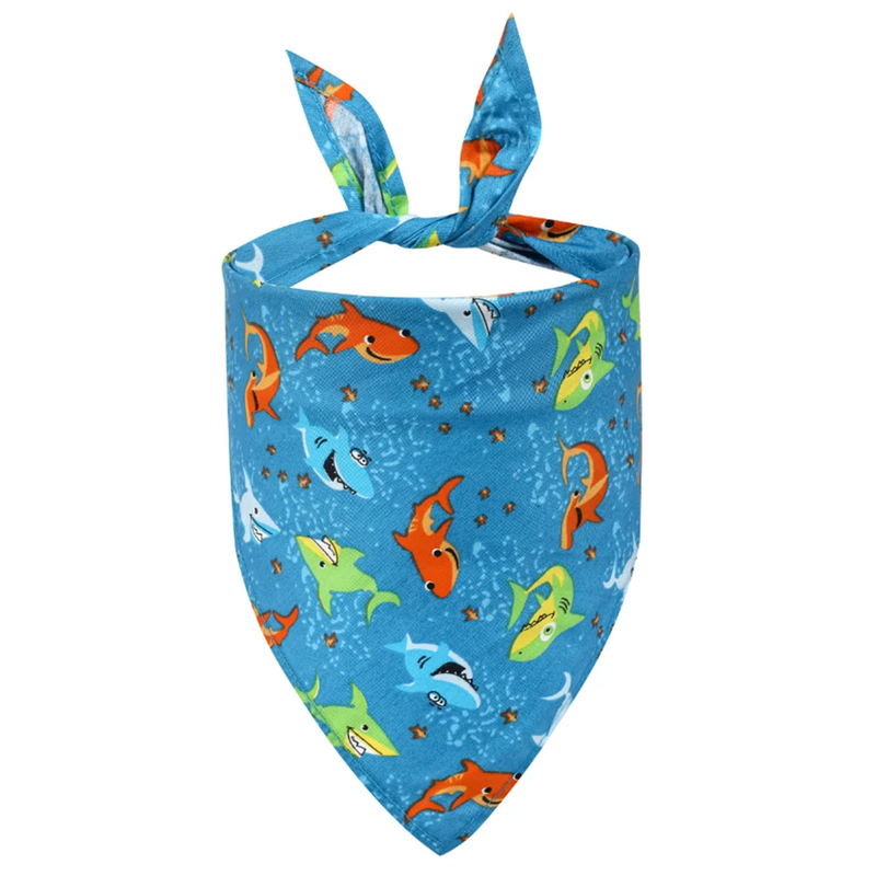 Dog Bandana Fruit Floral Spring Washable Soft Doggy Scarf Kerchief Summer Adjust