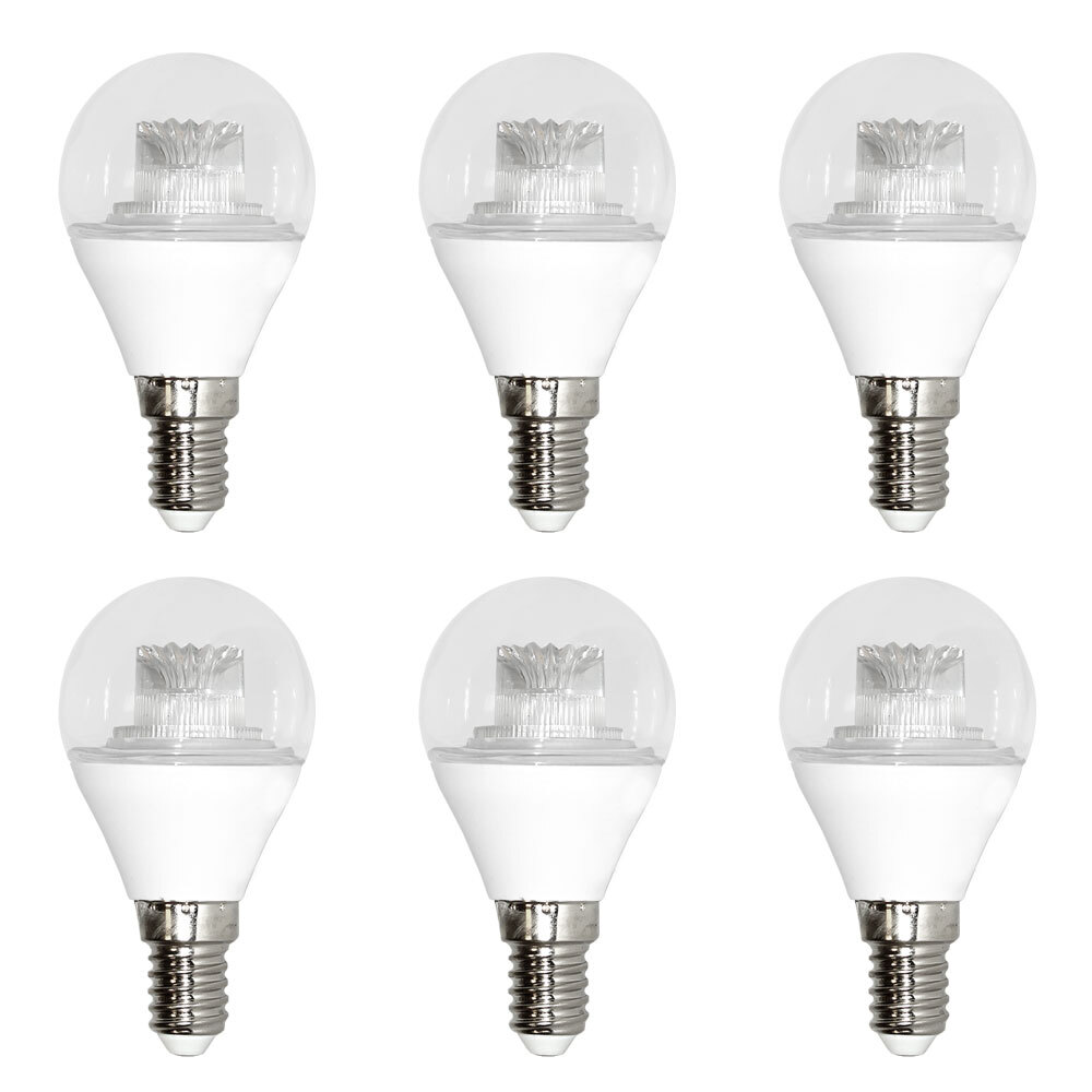 10 Ampoules Halogènes éco Goutte E14 42W (équivalent 60W) - Intensité Variable - Clair - Lot De 10