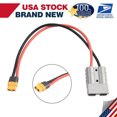 50AMP,600V For Anderson Connector Plug To XT60 Adapter Cable 12AWG 30cm,600V USA