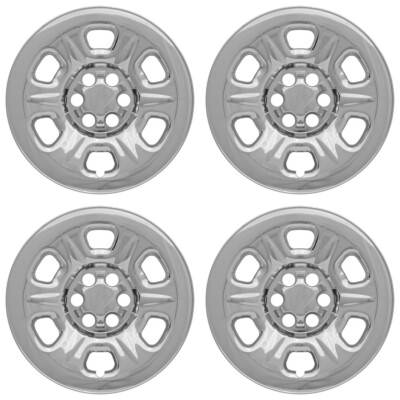 4 CHROME 16'' Wheel Skins Hub Caps Rim Covers for 05-2019 Nissan Frontier Xterra