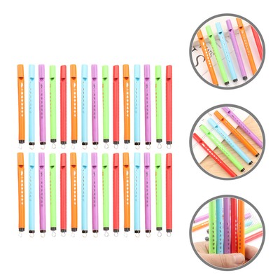  30 Pcs Mini Bird Flute Lark Whistle Music Toy Random Color 40pcs Plastic