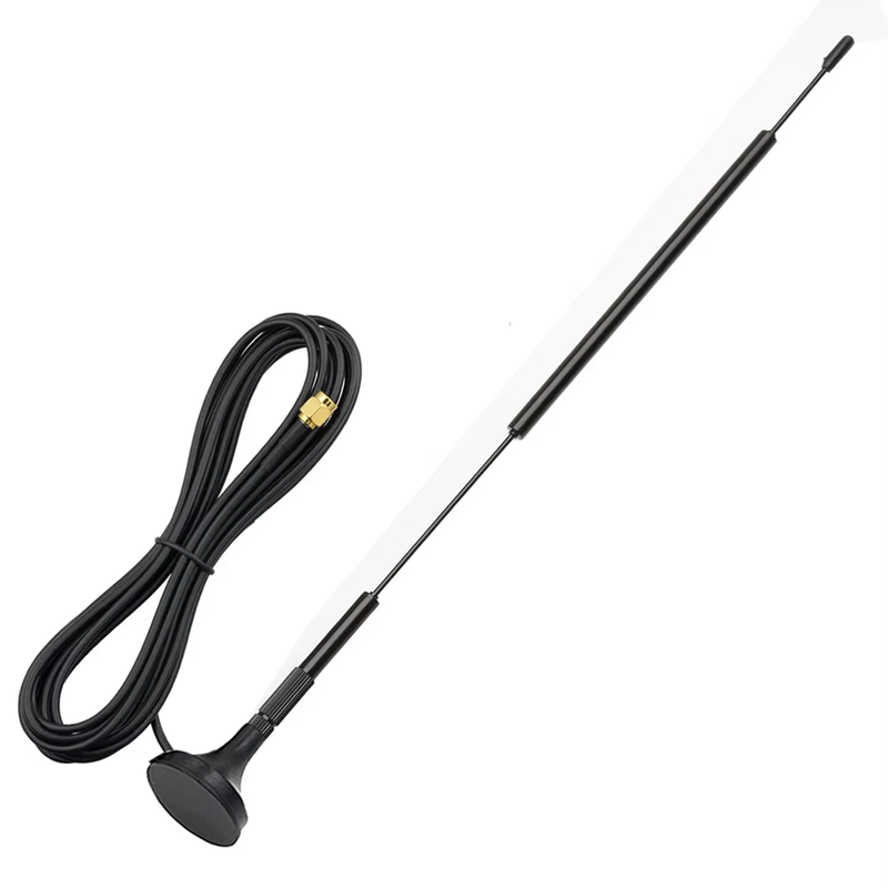 2.4G WIFI Bluetooth Small Suction Cup Antenna High Gain 12dBi SMA Male 3M Cable