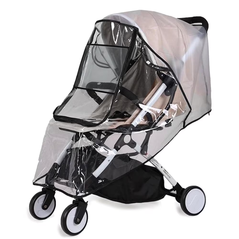 Rainproof Stroller Cover Universal Waterproof Transparent Stro...