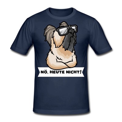 Sturer Briard T-Shirt Hund Berger De Brie Geschenk