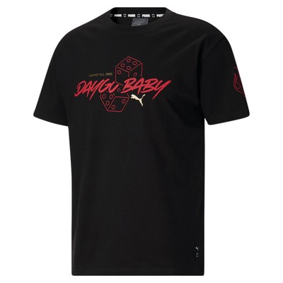Футболка Puma Mikey Against All Odds X с графическим круглым вырезом и коротким рукавом, женский размер