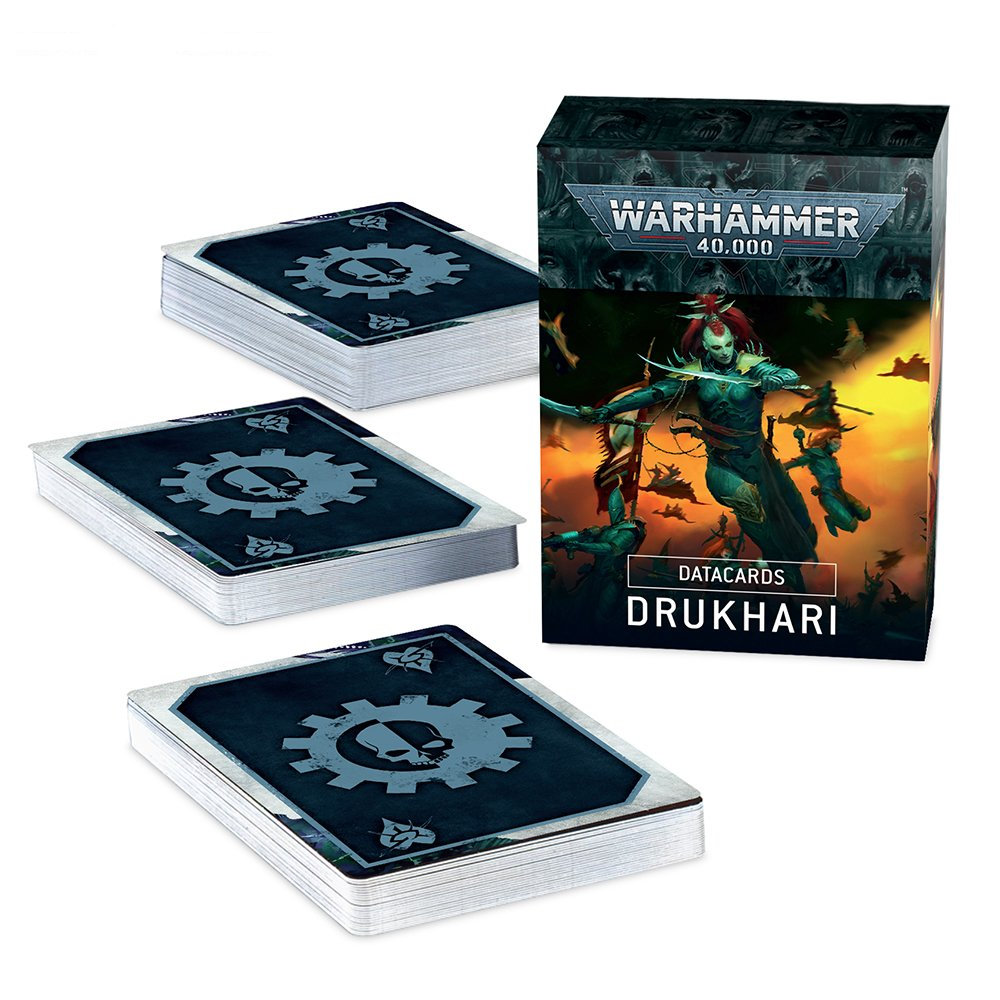 Датакарты Drukhari 2021 9th Edition Warhammer 40K NIB Dark Eldar