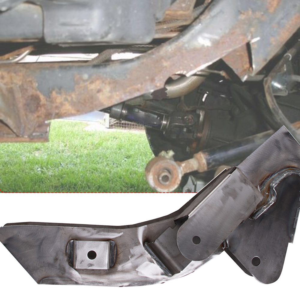 Driver Rear Trail Arm Frame Rust Repair Section for 19972006 Jeep