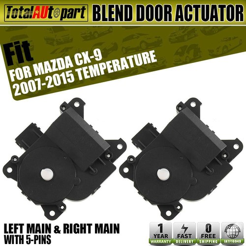 2x Blend Door Actuator Temperature Left & Right Main for