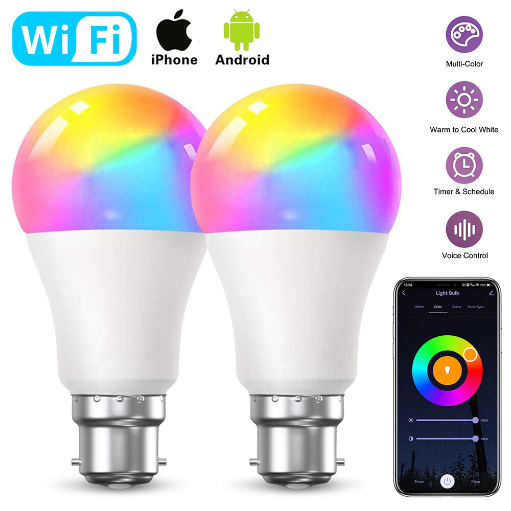 Wifi E26 Led Bulbs Rgbww Color Changing Light Bulbs Works Us