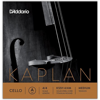 D'Addario KS511 Kaplan Solutions 4/4 Size Cello A String 4/4 Size Medium