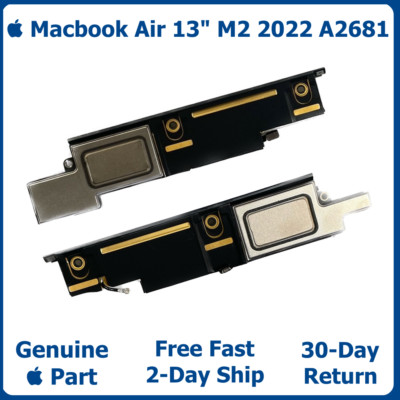    MACBOOK AIR 13'' M2 2022 A2681 SPEAKERS LEFT RIGHT W/ WIRELESS ANTENNA       