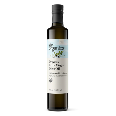 Sky Organics USDA Organic Extra Virgin Olive Oil- 100% Pure 
