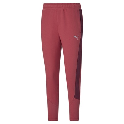 Утепленные брюки с высокой талией Puma Evostripe, женские красные повседневные спортивные брюки 676