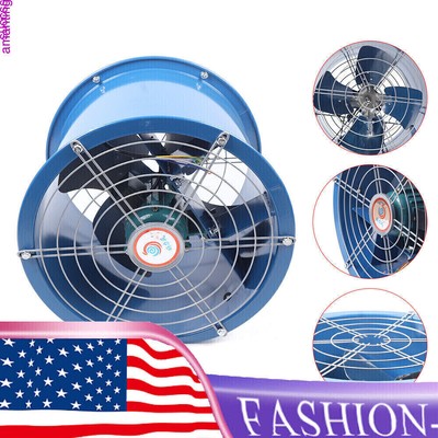 10inch Explosion-proof Axial Fan Cylinder Pipe Fan Warehouse Workshop 1420r/min