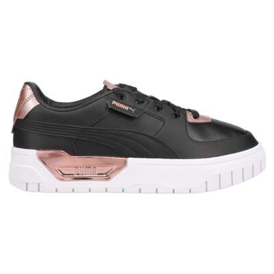 

Puma Cali Dream Metal Metallic Platform Женские черные кроссовки Повседневная обувь 3848, Черный, Puma Cali Dream Metal Metallic Platform