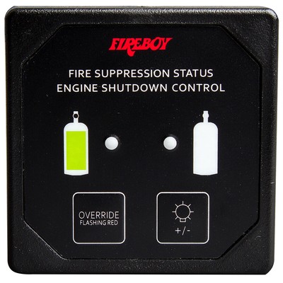 Fireboy-Xintex Deluxe Helm Display w/Membrane Switch, Remote Horn & LEDs f/Engin