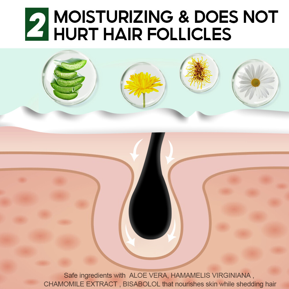 2pcs Permanent Hair Removal Cream Painless Depilatory Private Bikini Area Pubic