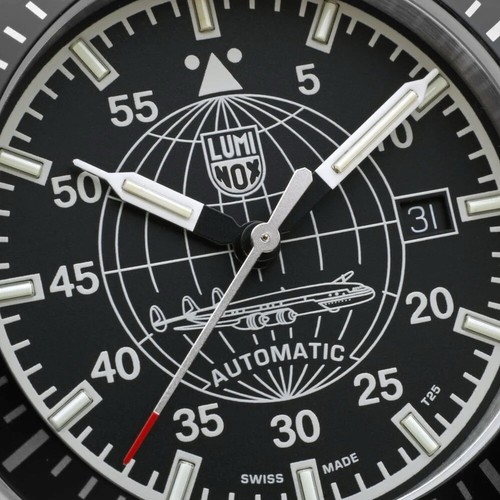 Pre-owned Luminox Brand Men's  Constellation Automatic Steel Pilot Watch Xa.9601.m