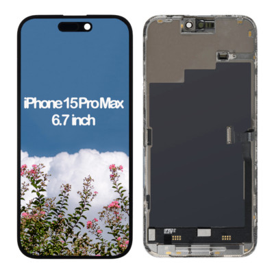 For iPhone 15 Pro Max LCD Display Touch Screen Digitizer Replacement Assembly