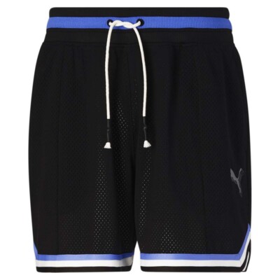 Шорты Puma Hoops X Skylar Hoops Culture Shorts Женские белые повседневные спортивные штаны 62