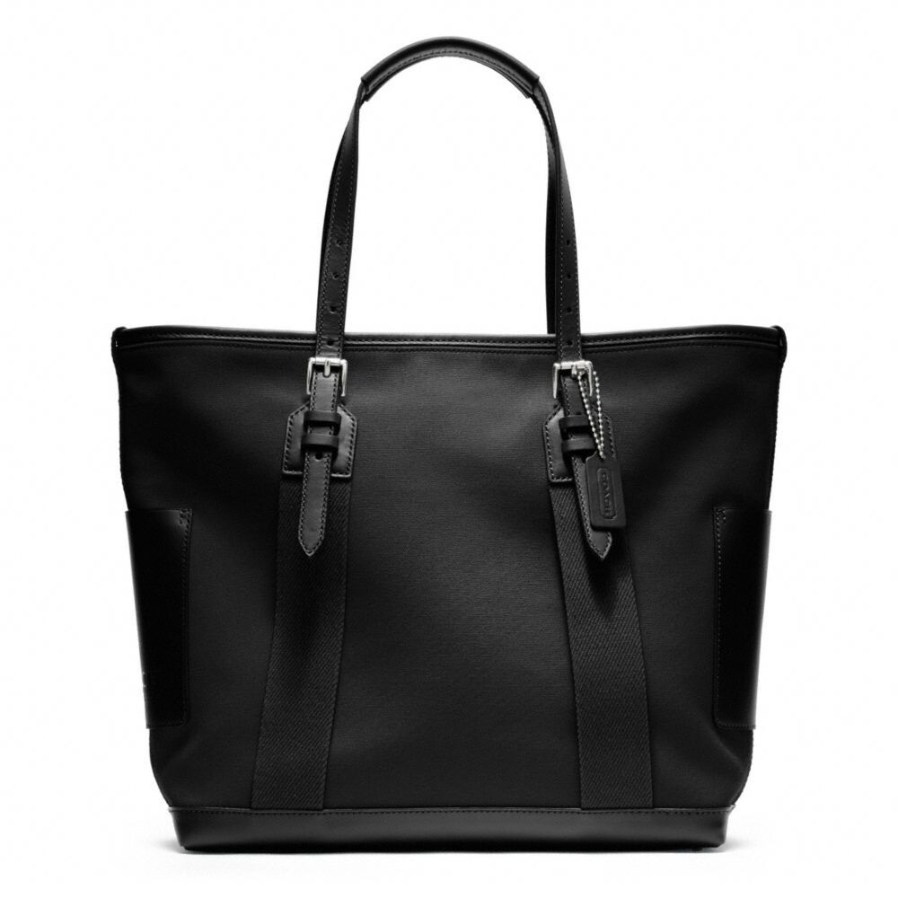 バッグ Coach Bleecker Legacy Tote Bag Leather COACH Bleecker Legacy Leather Weekend Tote in Orange | Lyst
