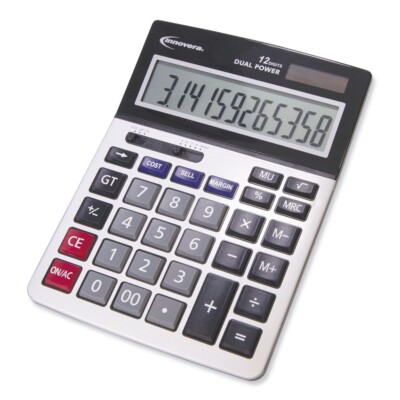 Innovera 15968 12-Digit LCD Profit Analyzer Calculator New