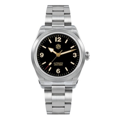San Martin Men Automatic Watch 38MM Fashion Mechanical Wristwatch BGW-9 Luminous