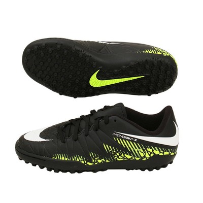 Nike Kids Jr Hypervenom Phelon II TF Soccer (Toddler/Little Kid/Big Kid) Black/V