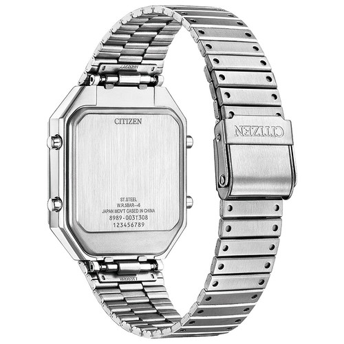 Pre-owned Citizen Chronograph Jg2126-69e Ana-digi Collection Label Thermo Sensor Quartz