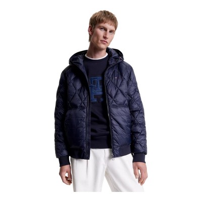 Pre-owned Tommy Hilfiger Jacket  Mw0mw32766dw5 In Blue