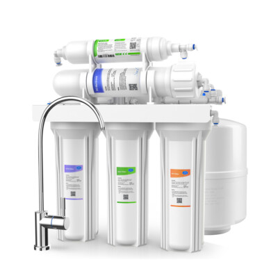 5 Stage Reverse Osmosis Home Drinking Water Filter System Purifier Extra Filters