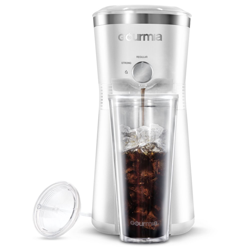 With 25 Fl Oz. Reusable Tumbler, White