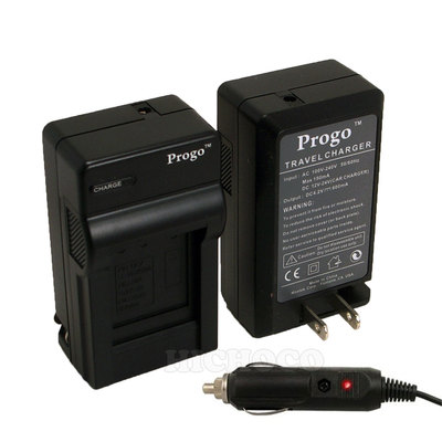 Progo Battery Charger for Fujifilm Fuji FinePix X-E1 X-E2 X-M1 X-A1 X-T1
