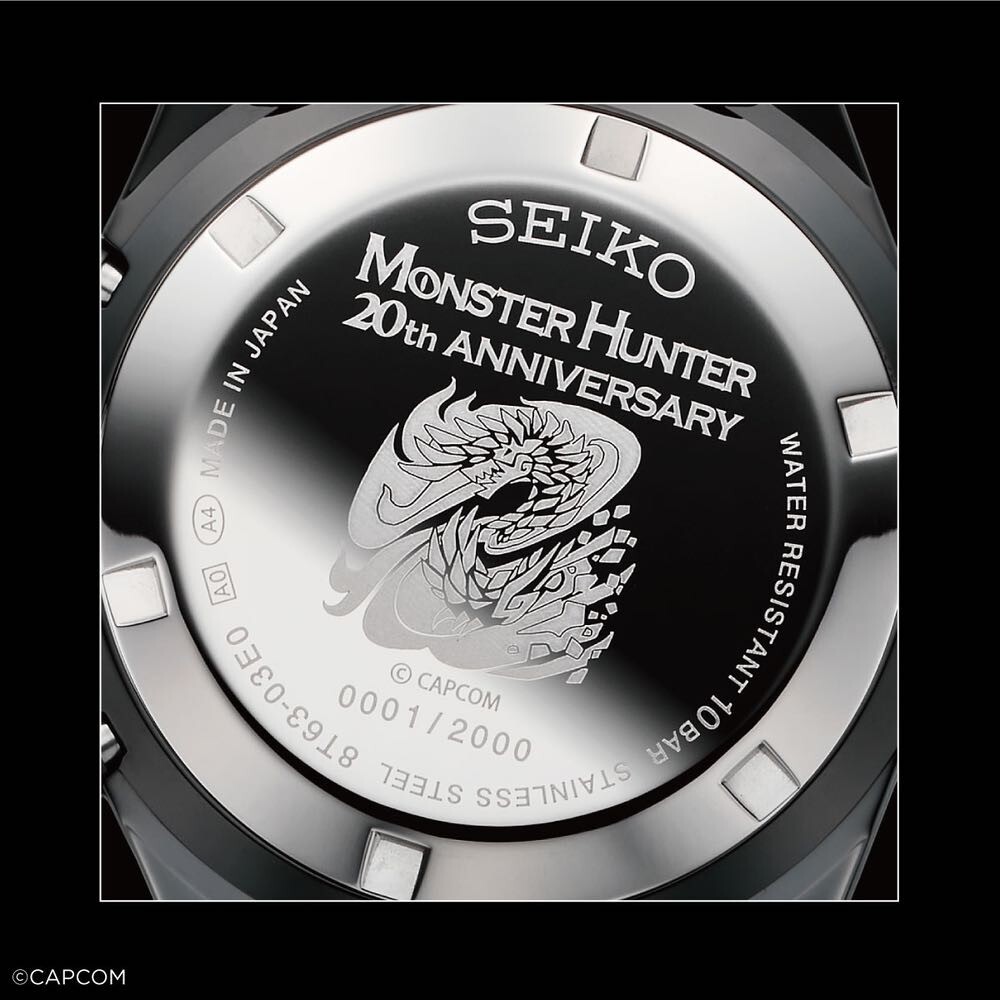 Pre-owned Seiko Monster Hunter  20th Anniversary Collaboration Watch Alatreon (size L)